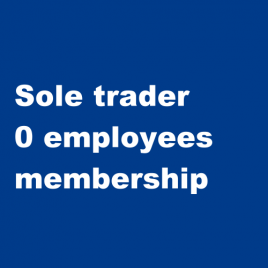 Sole trader 0 employees membership